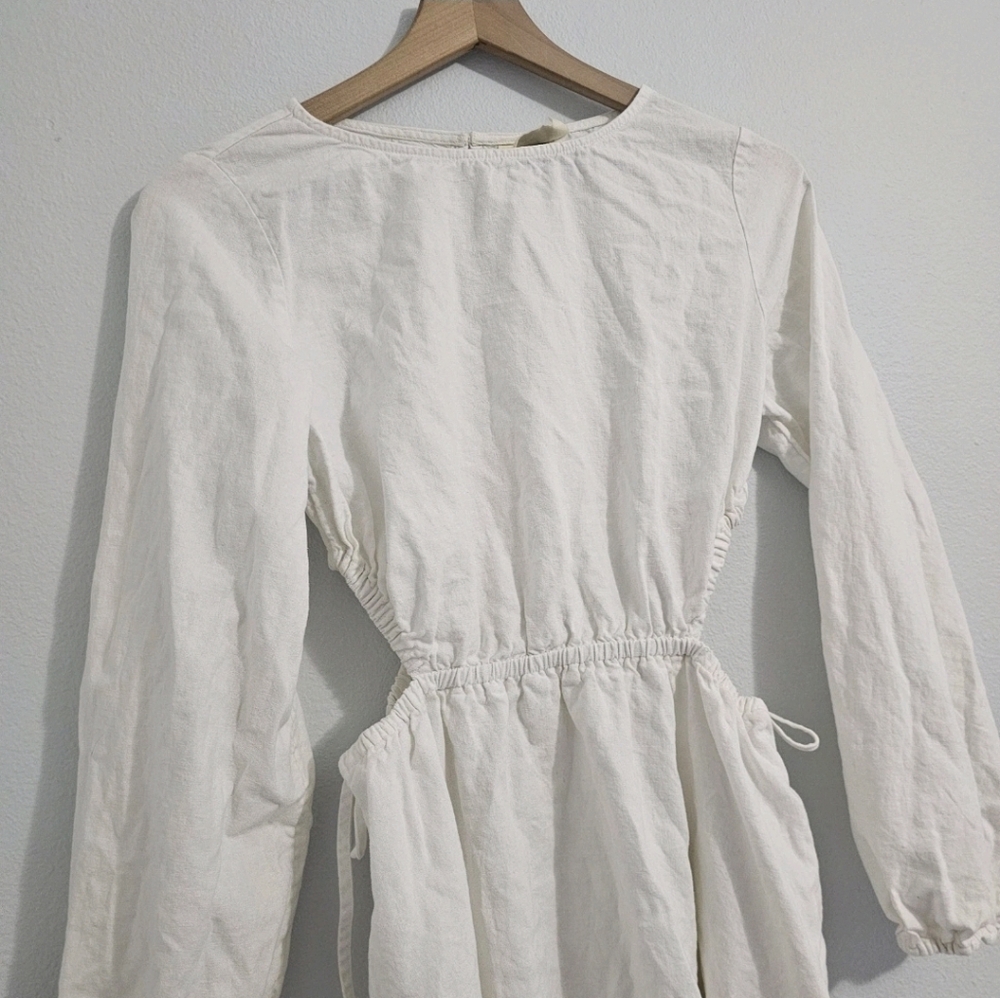 Universal Thread •‎ Linen White Dress - Picture 5 of 12